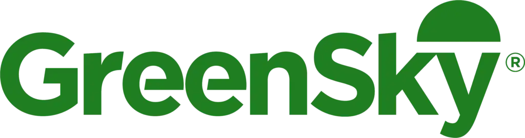 GreenSky logo in green text with a partial green semicircle above the letter "y," representing innovative finance options for your next financing plan.