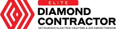 Logo for Elite Insurance Partners featuring a red geometric emblem to the left of the company name in black and gray text, highlighting coverage for Electrical Services, HVAC, and Plumbing industries.